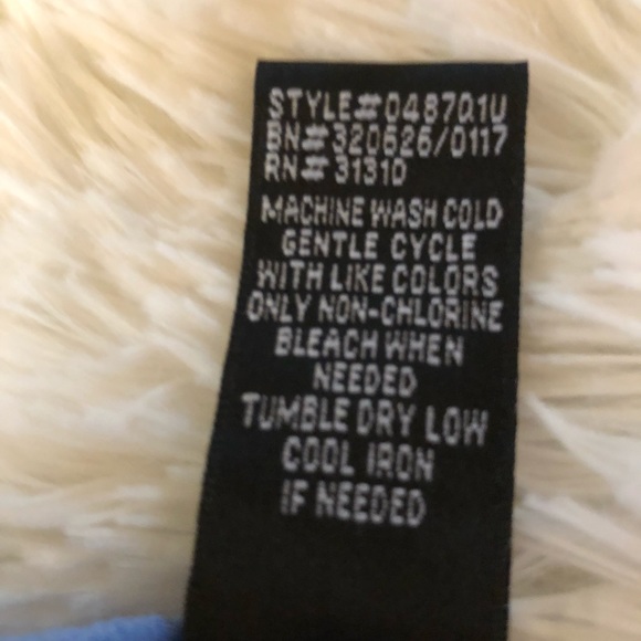 Light Blue Flattering  3/4 length Sleeve Blouse - Picture 5 of 5